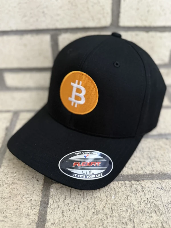 Bitcoin Hat Vertical Logo - Image 3