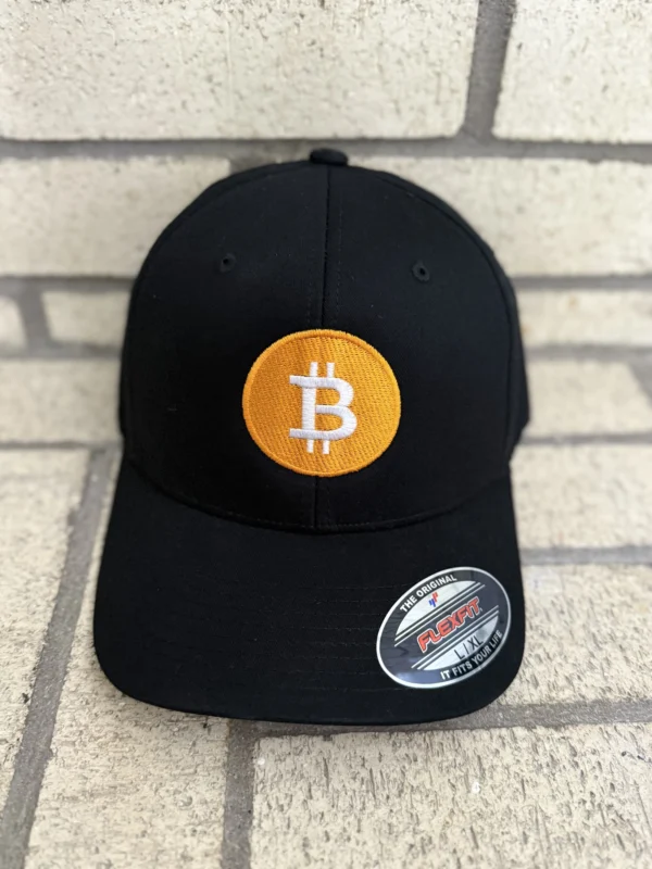 Bitcoin Hat Vertical Logo - Image 2